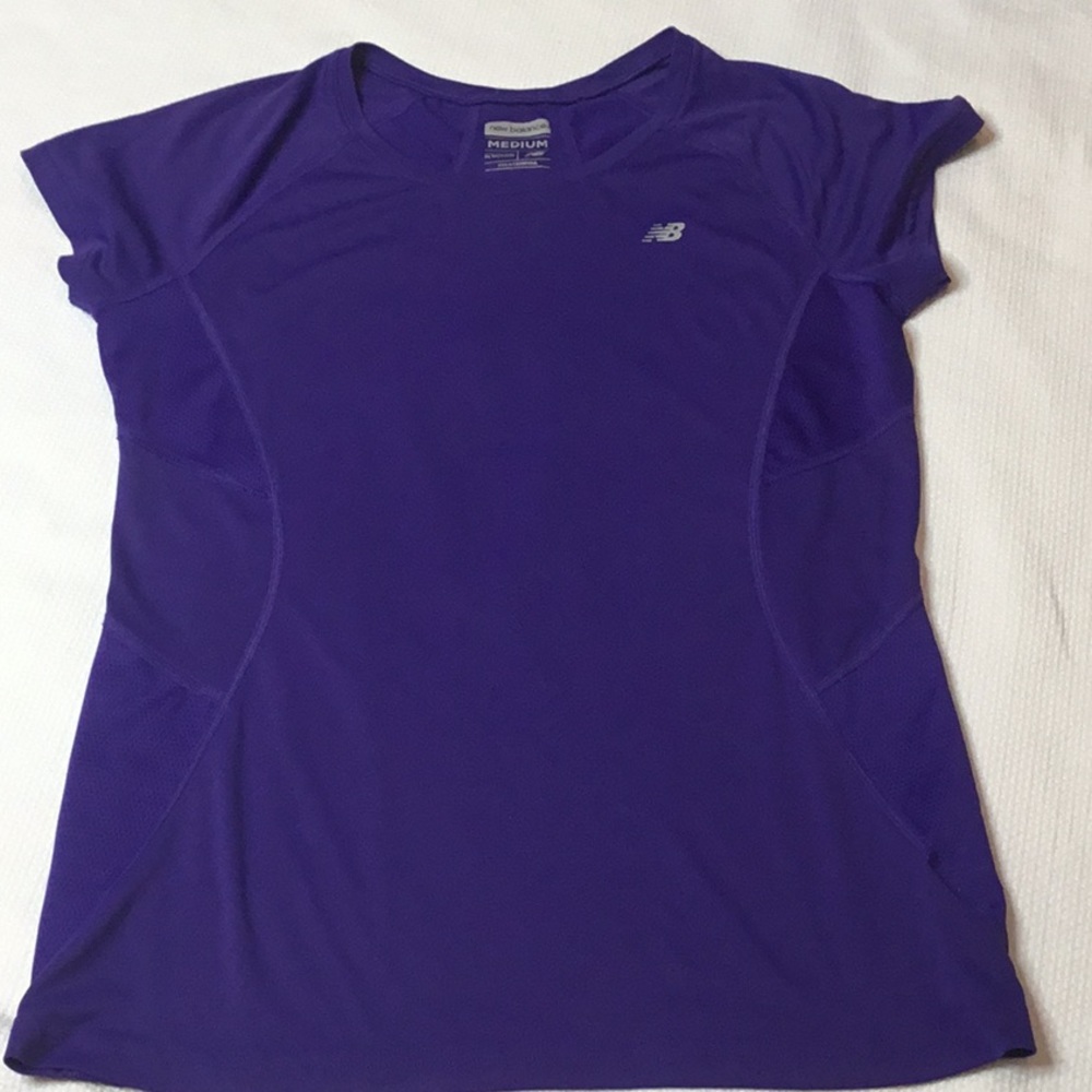 New Balance cap sleeve in motion athletic shirt